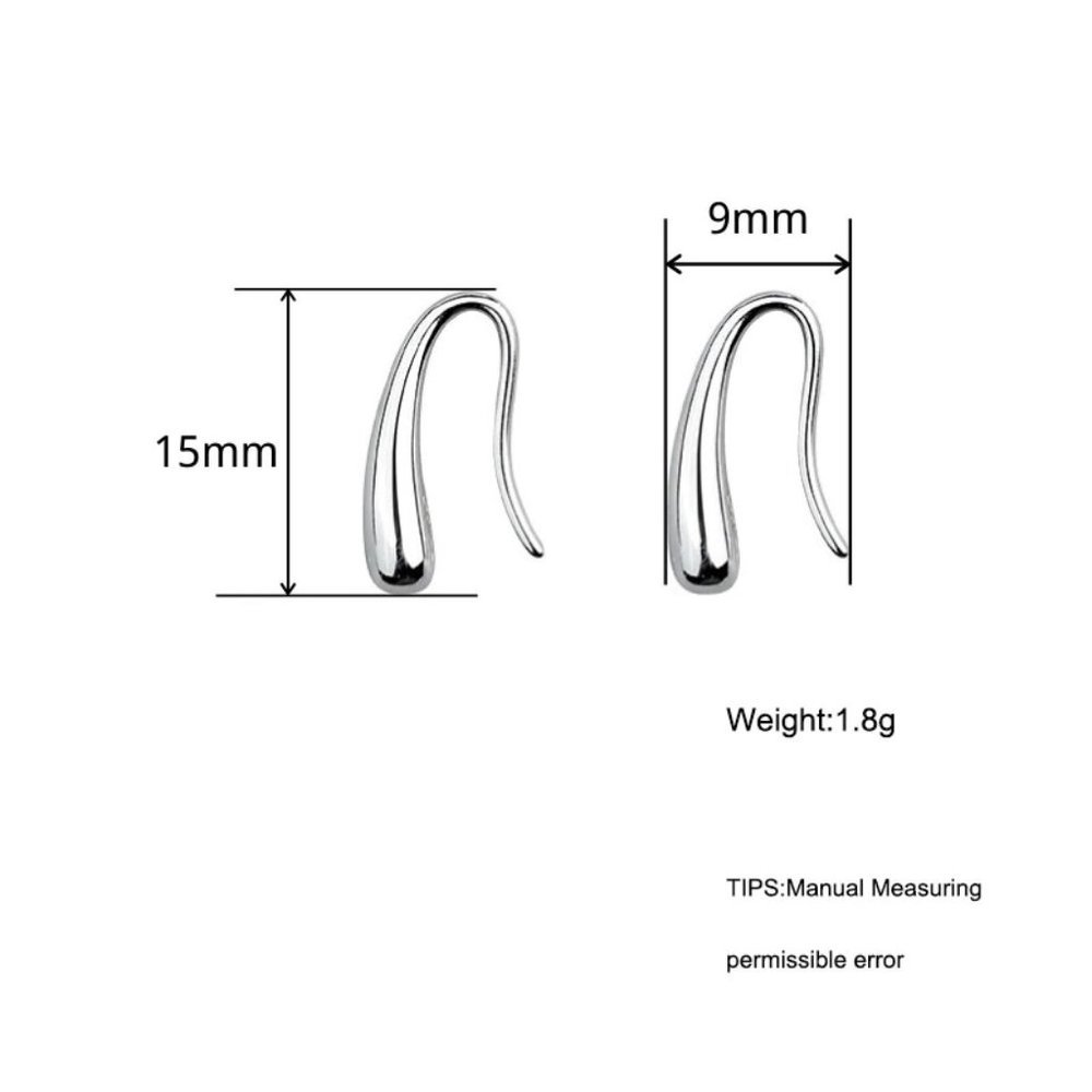 *NEW 925 Sterling Silver Waterdrop Earrings - Picture 7 of 8